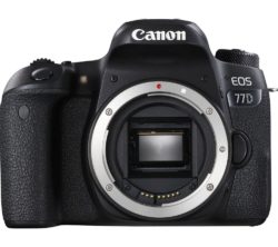CANON EOS 77D DSLR Camera - Black